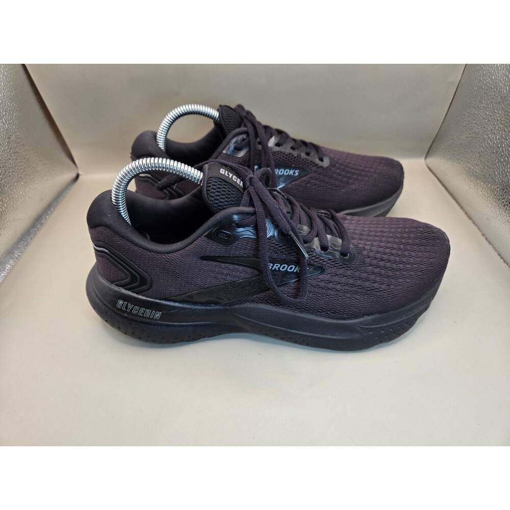 Brooks Glycerin 21 Shoes Men's 8.5 2E Wide Black Road Running Athletic Sneakers